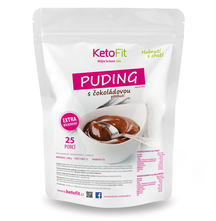 proteinový pudink | WPC puding