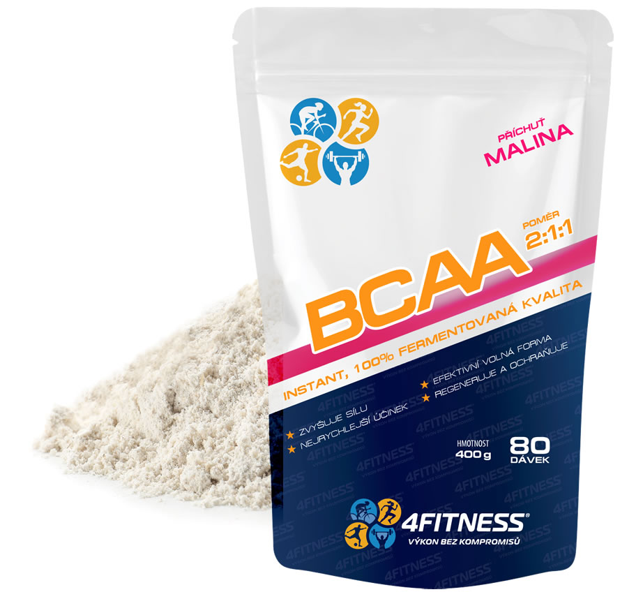 BCAA instant, příchuť malina | 400 g za 299 Kč
