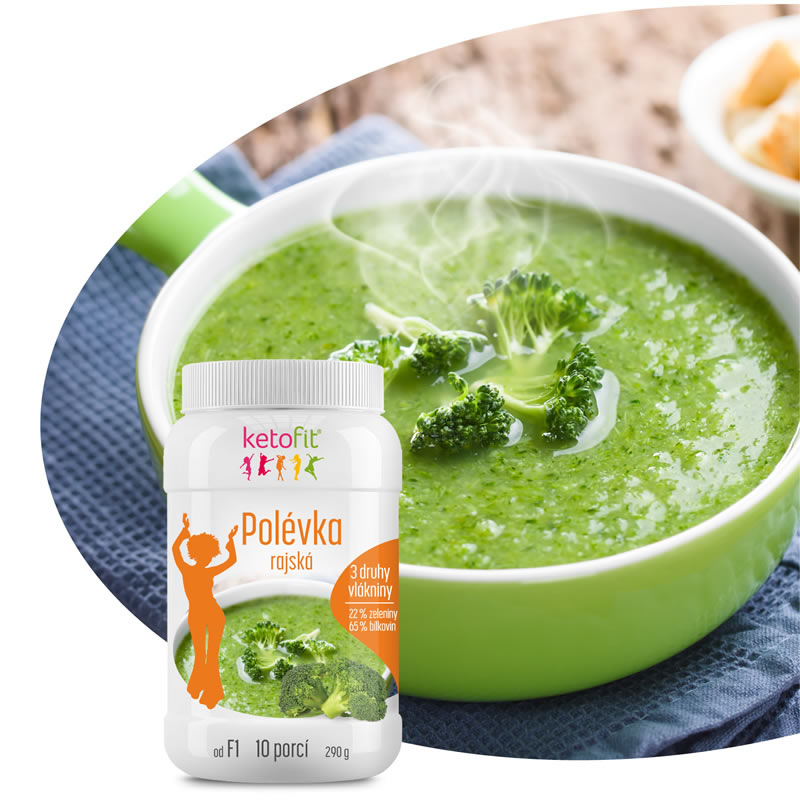 Brokolicová proteinová polévka 290 g, 10 porcí