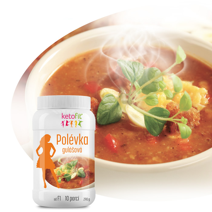 Gulášová proteinová polévka 290 g, 10 porcí