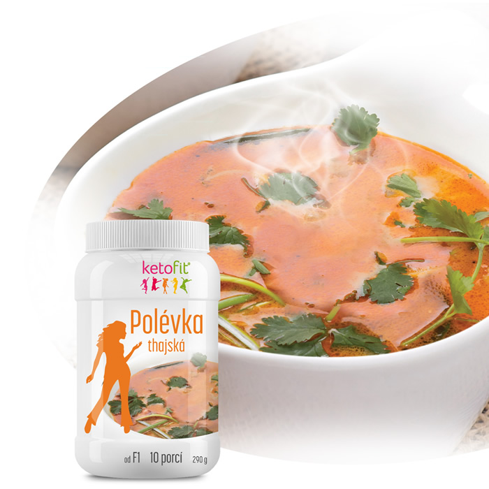 Thajská proteinová polévka, 290 g, 10 porcí