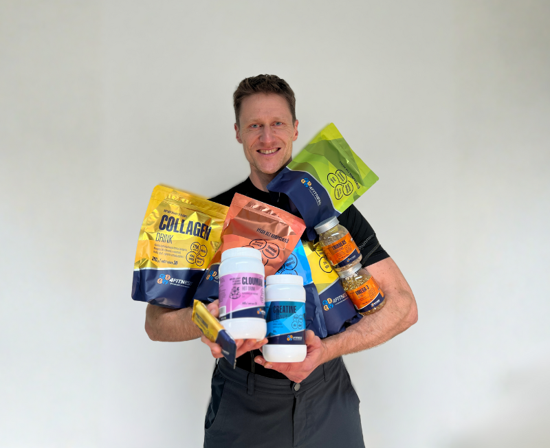 Filip Degl s proteiny a výživovými doplňky 4FITNESS