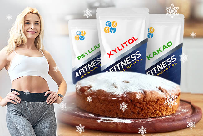 s vánočním pečením ti pomůžou suroviny od 4FITNESS