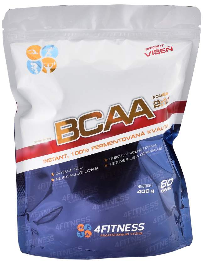 BCAA s višňovou příchutí – esenciální větvené aminokyseliny