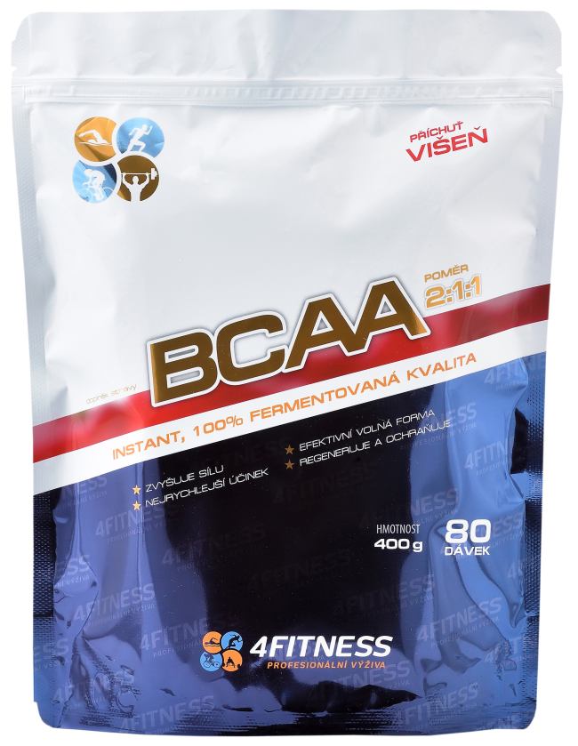 BCAA esenciální větvené aminokyseliny s višňovou příchutí